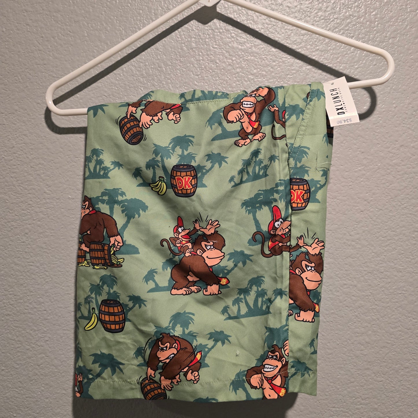 Donkey Kong Swim Trunks XL