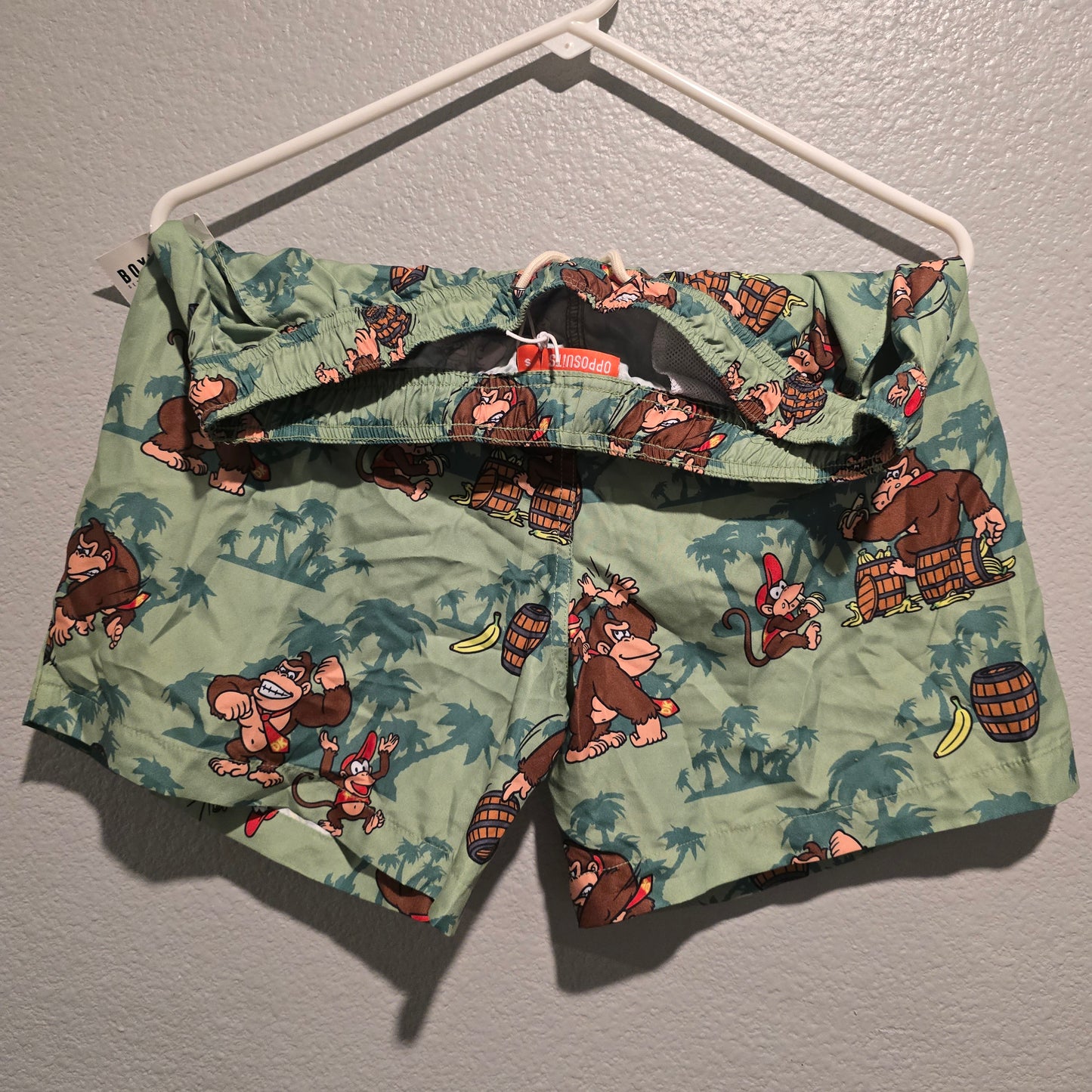 Donkey Kong Swim Trunks S