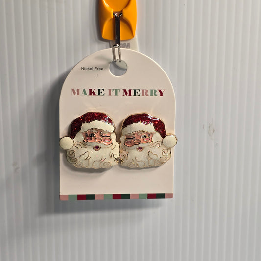 Santa Earrings