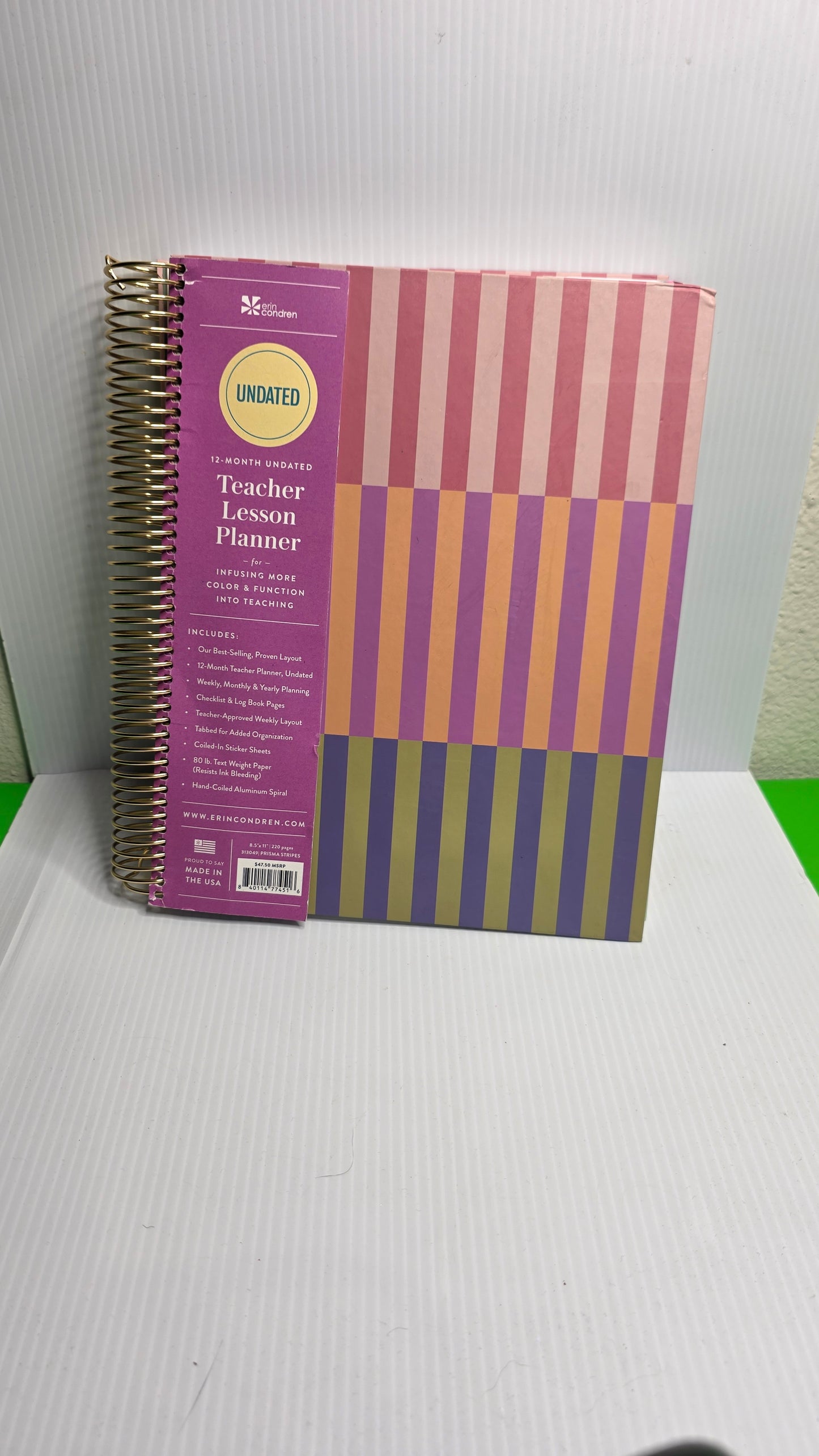 Undated Lesson Planner